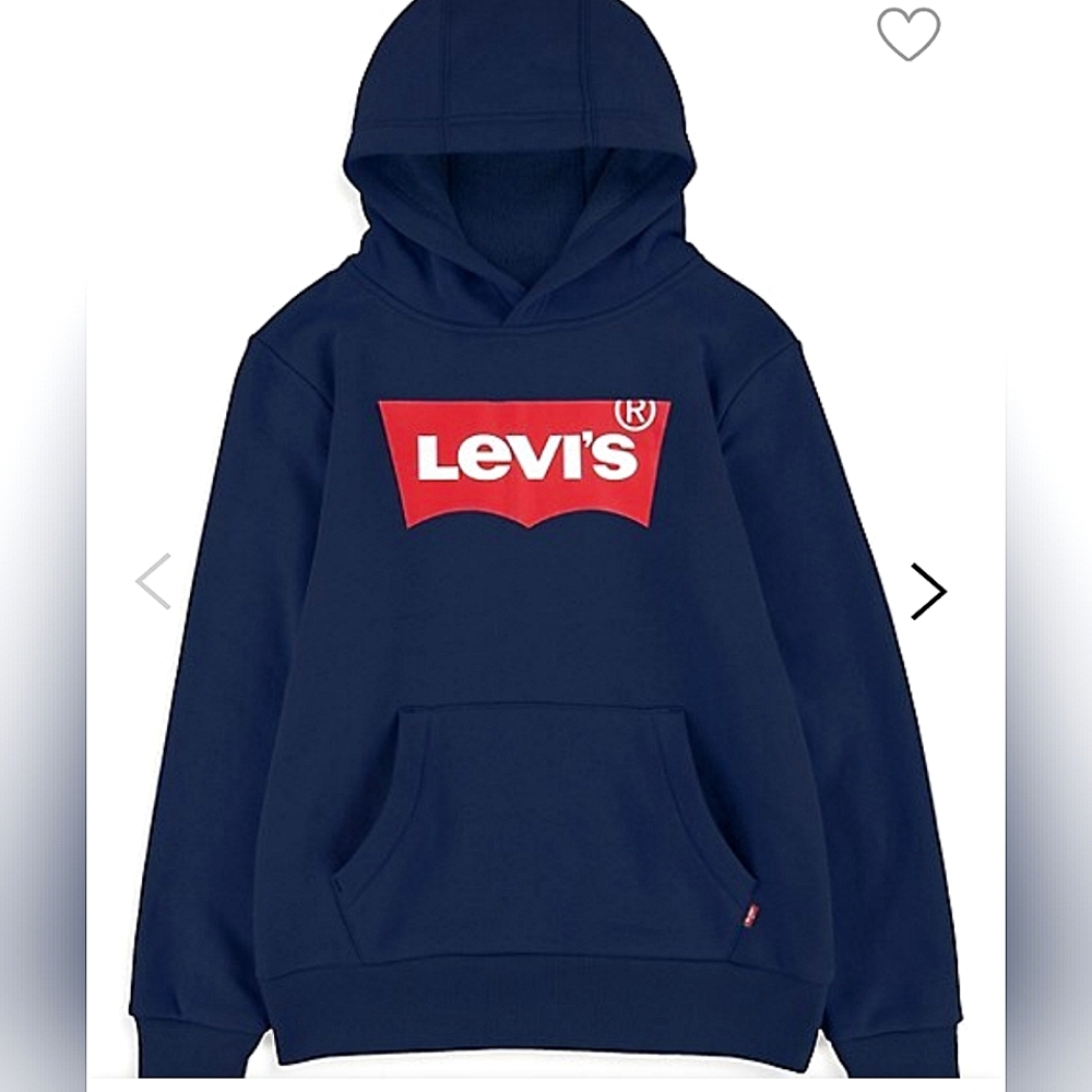 Levi's Boys Logo Pullover Long Sleeve Hoodie